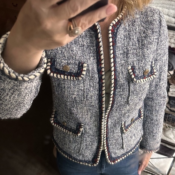 Zara Classic Knit Blazer US Size M- From Europe 
Academia Bossbabe Sexy CEO - Picture 5 of 16